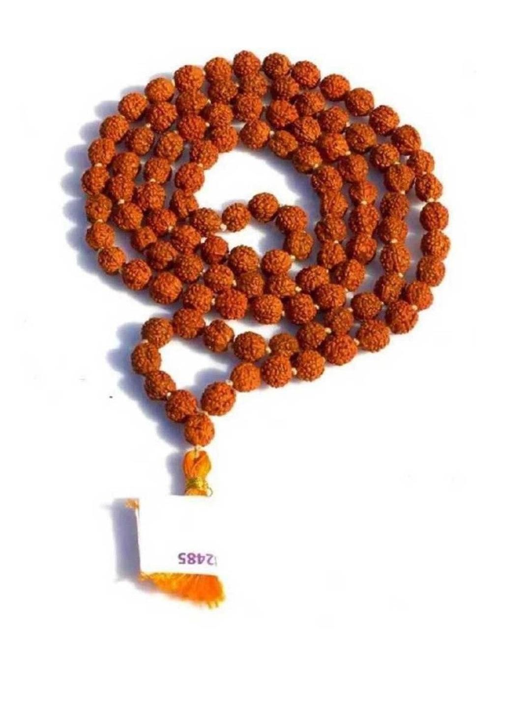 Divine souvenirs Unisex Rudraksh Beaded Minimal Necklace-picture-33