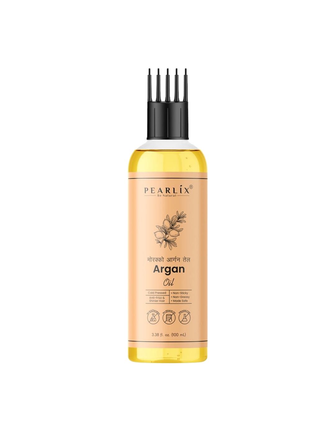 Pearlix Be Natural Organic Cold Pressed Argan Oil for Anti-Frizz & Shinier Hair- 100 ml-picture-10