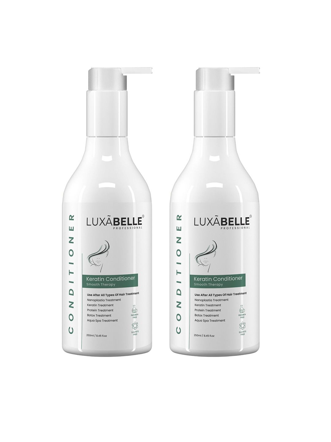 LUXABELLE Pack Of 2 Keratin Conditioner - 250 ml Each-image-6