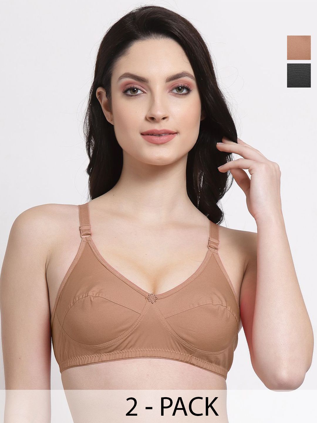SHYAM SONS FLAIR Women Pack of 2 Full Coverage Bra-picture-26