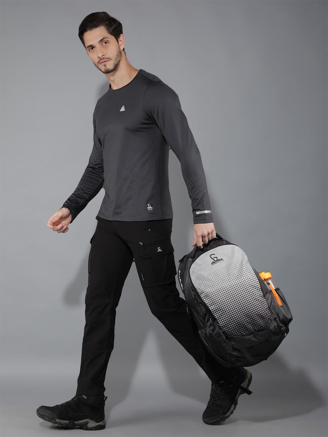 GREENLANDS Unisex Colourblocked Backpack-picture-28
