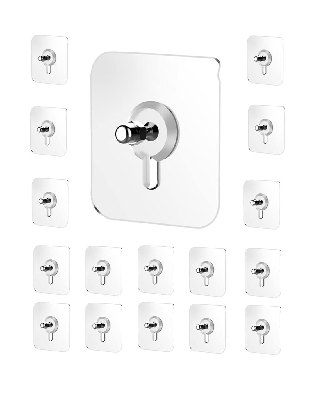 Go Hooked Self Adhesive Wall Hooks - Pack Of 15-picture-21