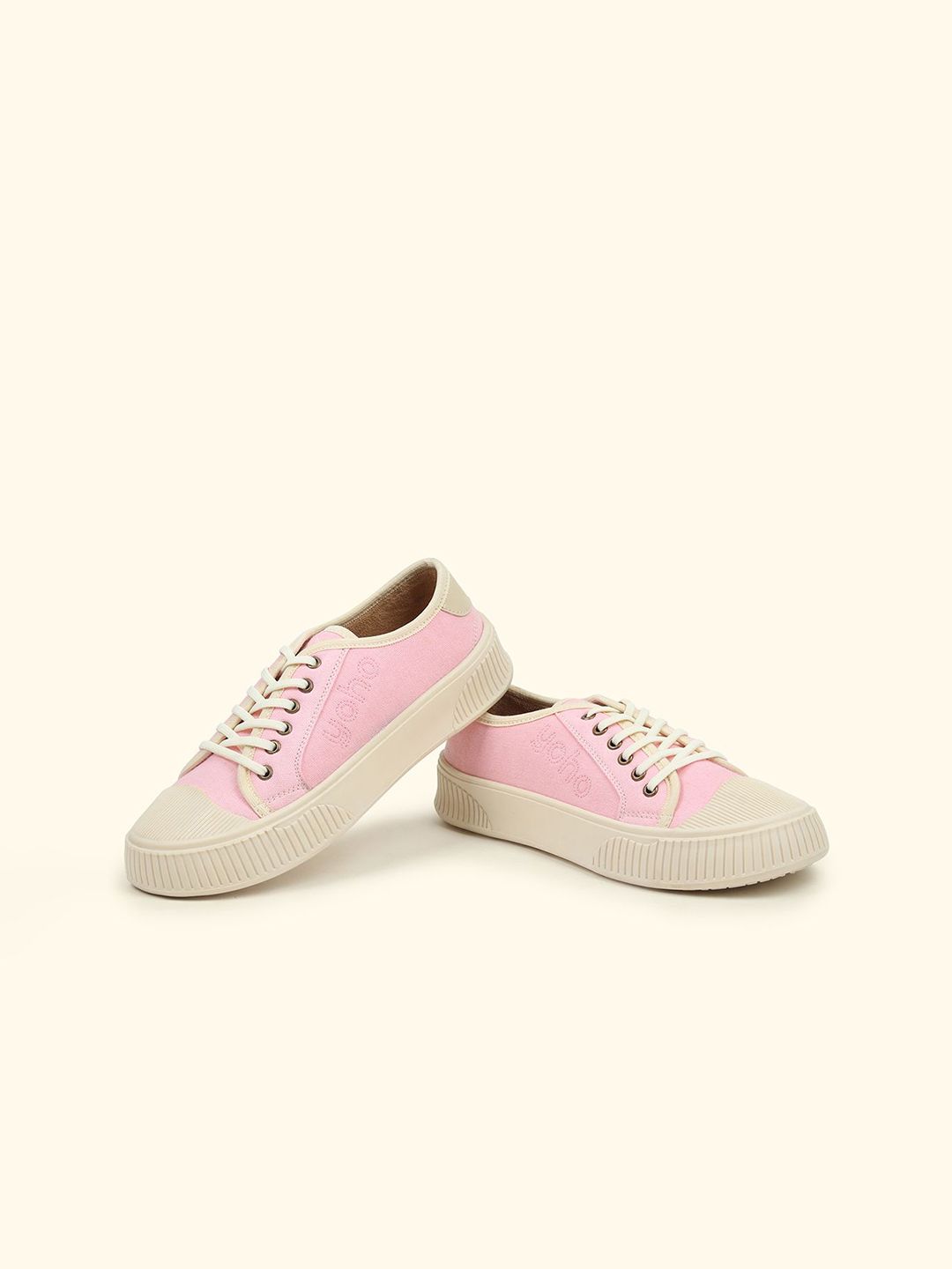 yoho Women Colourblocked Round Toe Lace Ups Sneakers-picture-36