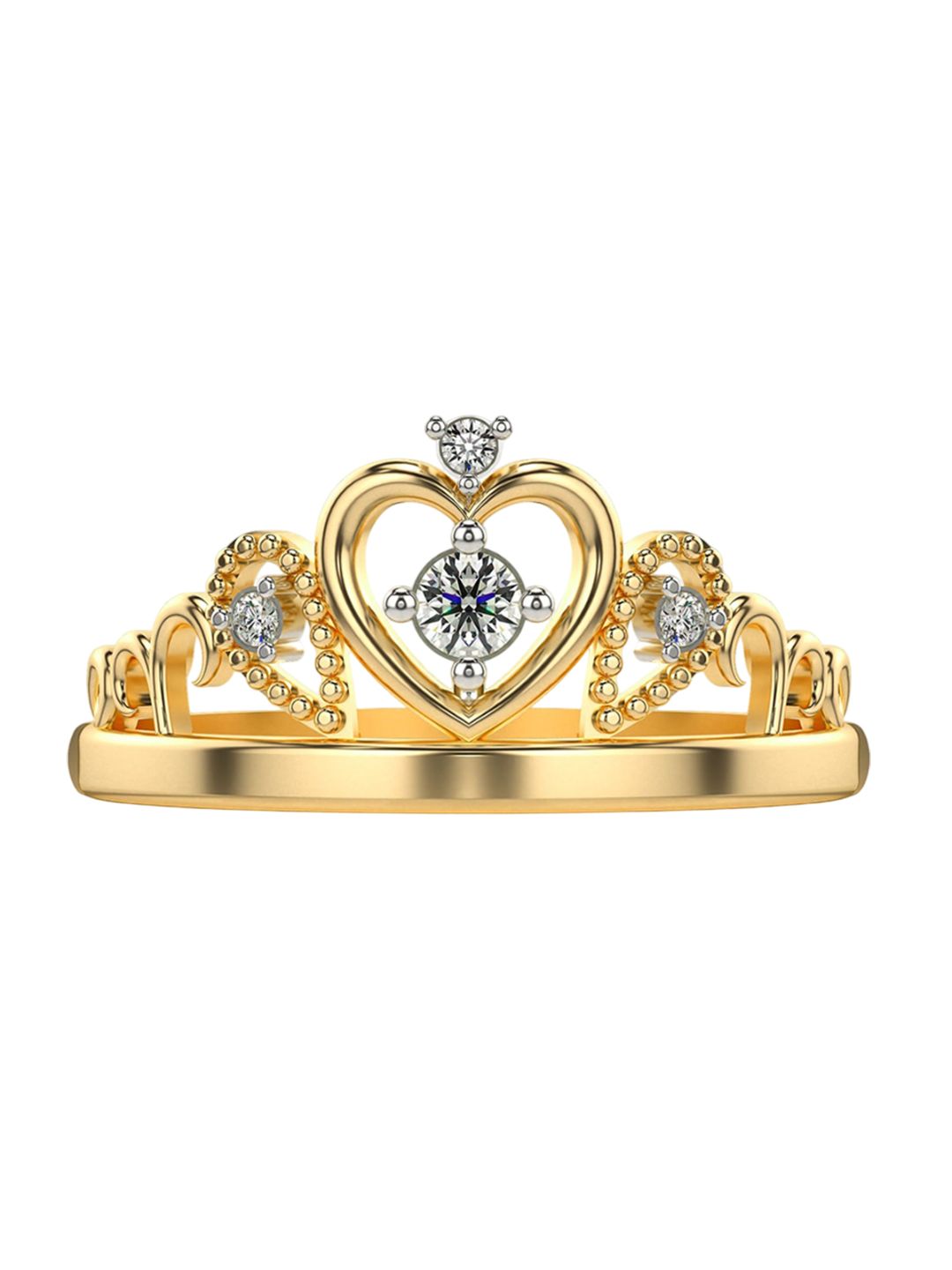 VALANOVA Women Yellow Ring Diamond-picture-43