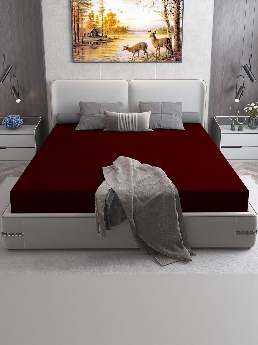 AGS ACTIVE Red Double Bed - King Bed Covers-picture-40