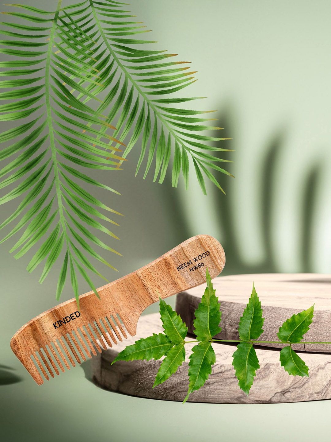KINDED Handmade Oil Treated Wooden Hair Comb- NW06-image-35
