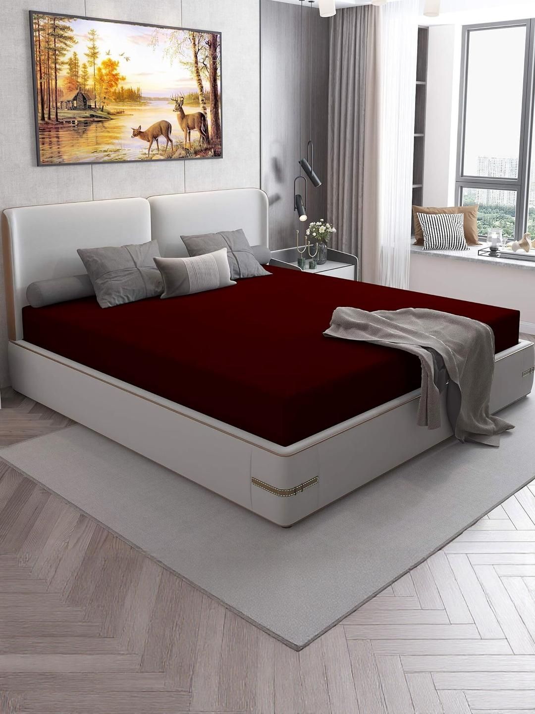 AGS ACTIVE Red Double Bed - King Bed Covers-image-46