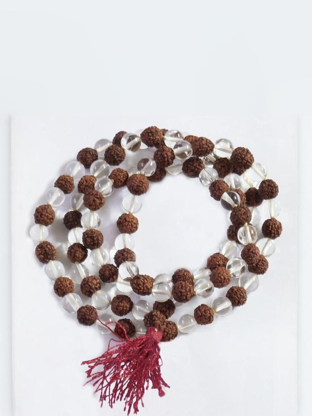 Divine souvenirs Maroon Alloy Necklace-picture-32