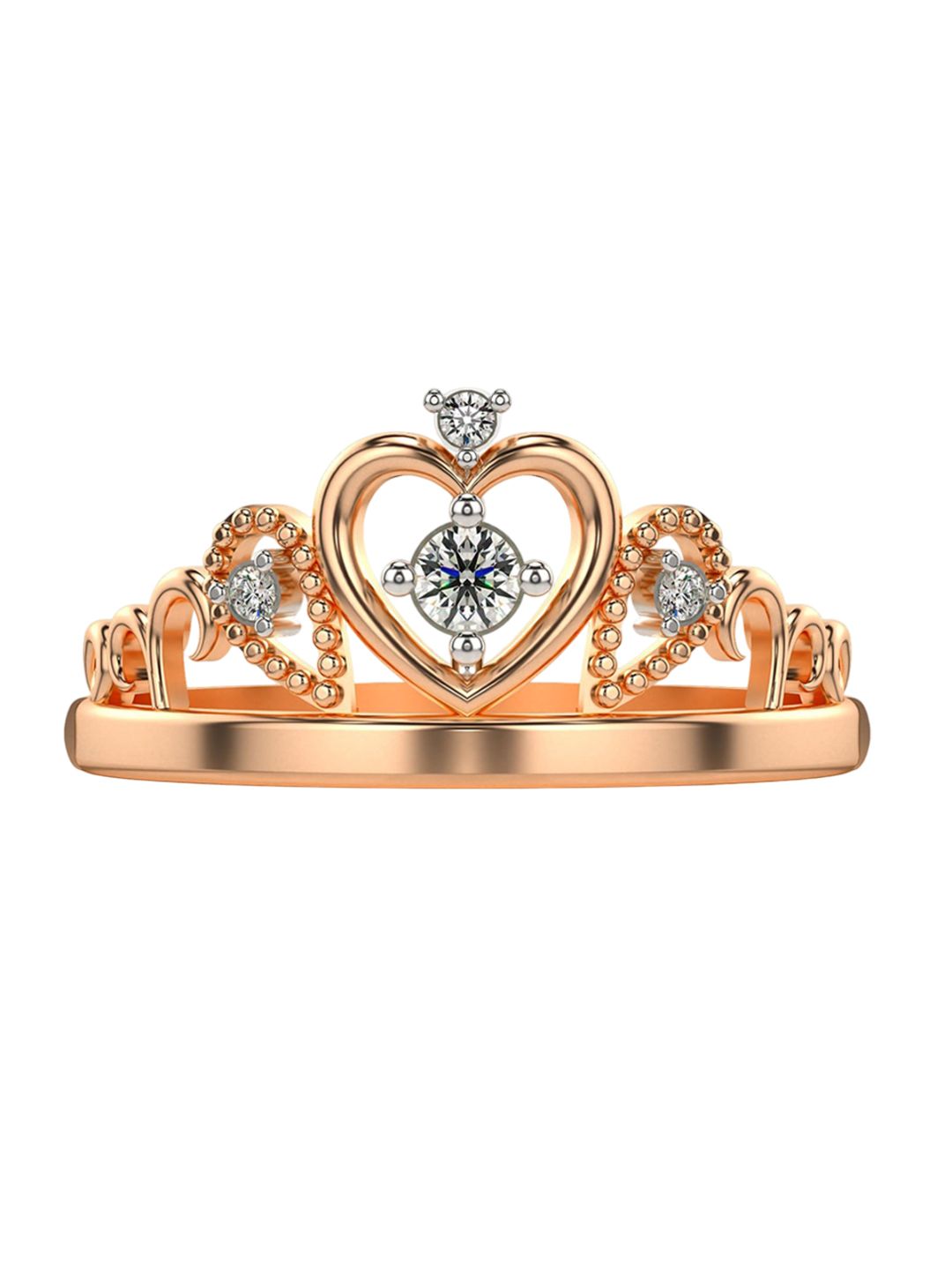 VALANOVA Women Rose Gold Ring Diamond-picture-33