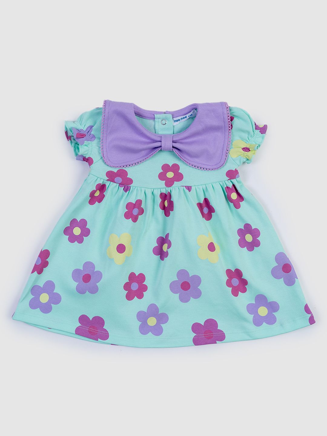 MeeMee Floral Print Fit & Flare Dress-picture-25