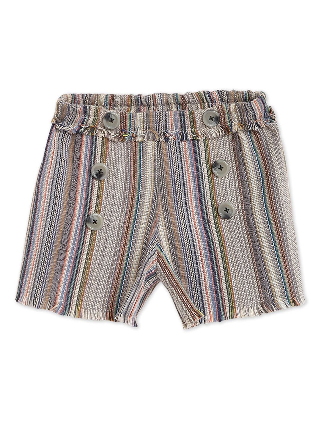 Cherry Crumble Girls Striped Shorts-picture-35