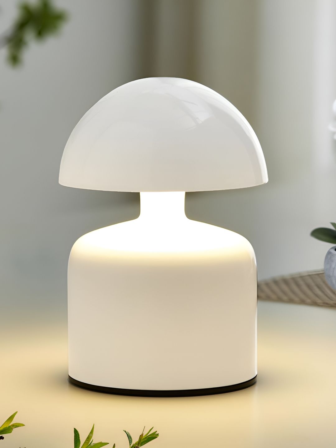 Homesake White Aluminium Industrial Cylindrical Shaped Table Lamp-picture-36