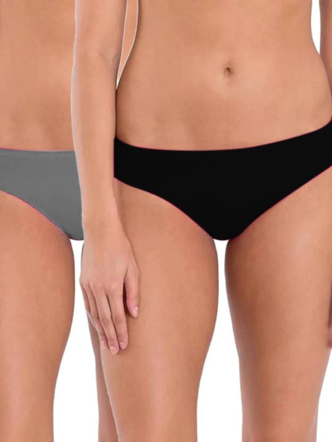 FiveFlag Mid-Rise Cotton Blend Briefs - 2Pcs-picture-45