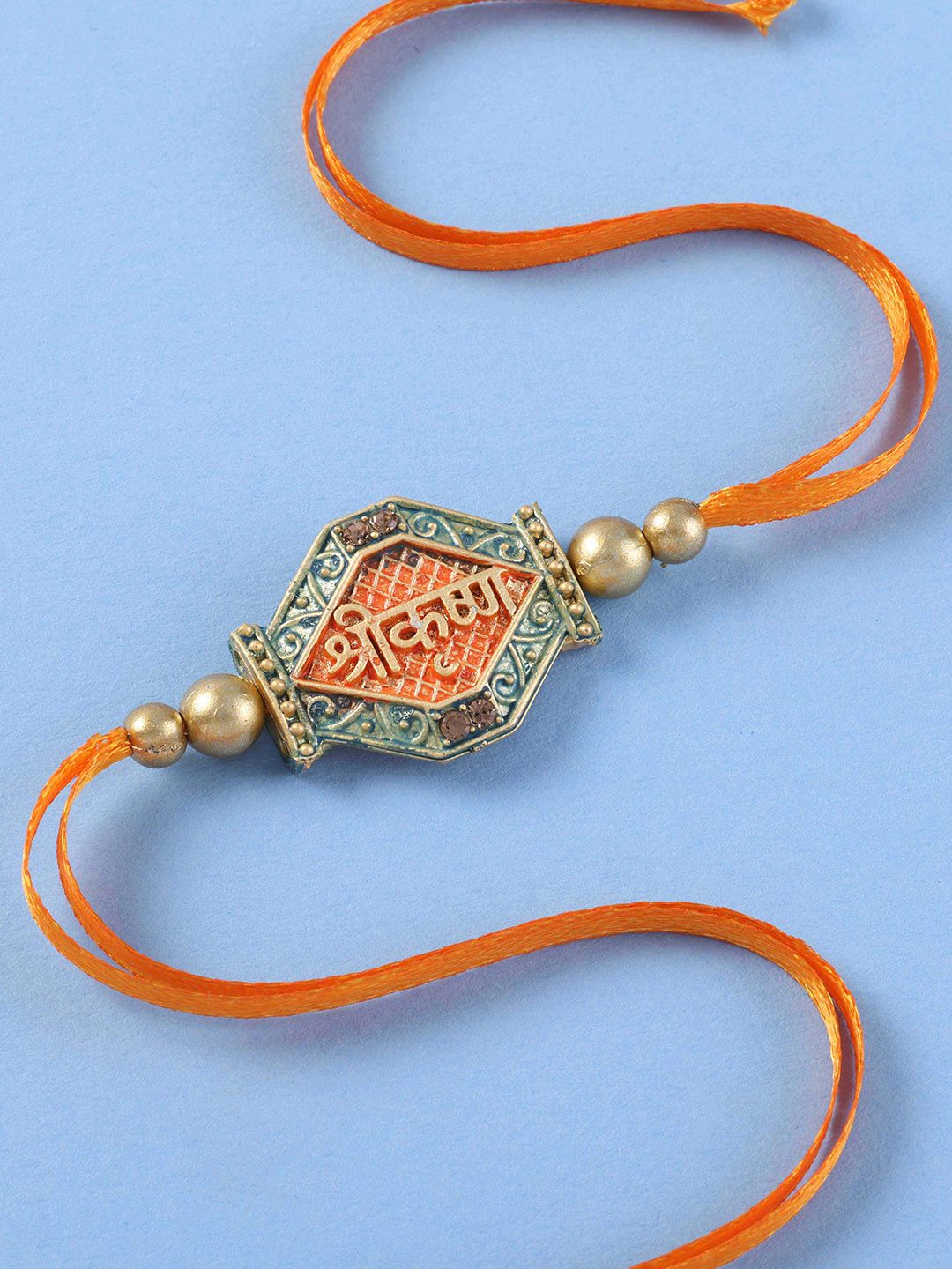 fnp Artificial Beaded Shri Krishna Thread Rakhi-picture-16
