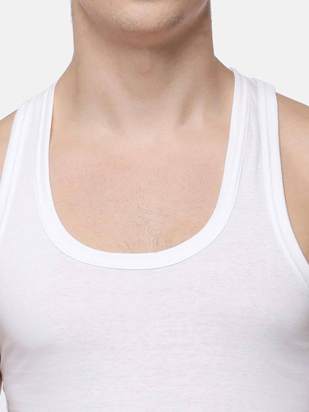 CAVENDERS Pack of 3 Cotton Innerwear Vests-picture-25