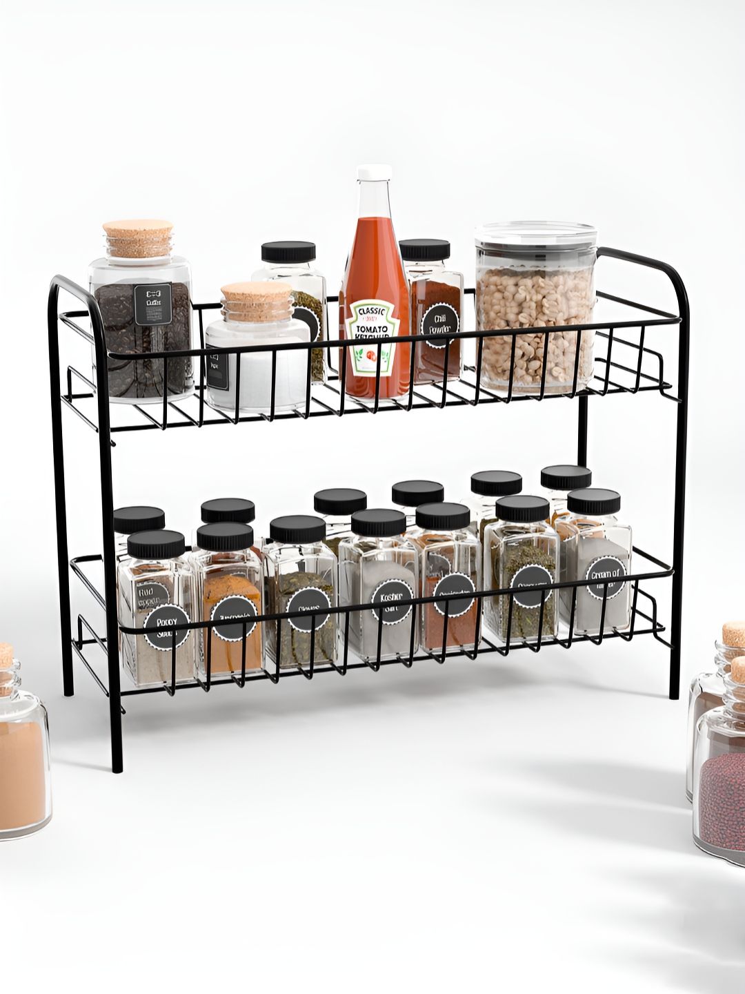 RUBOXA Black Set of 1 Regular Multi-Utility Organisers-picture-14