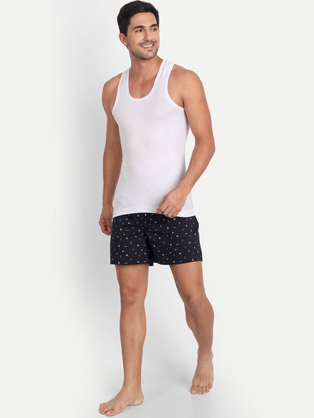 CAVENDERS Pack of 3 Cotton Innerwear Vests-picture-22