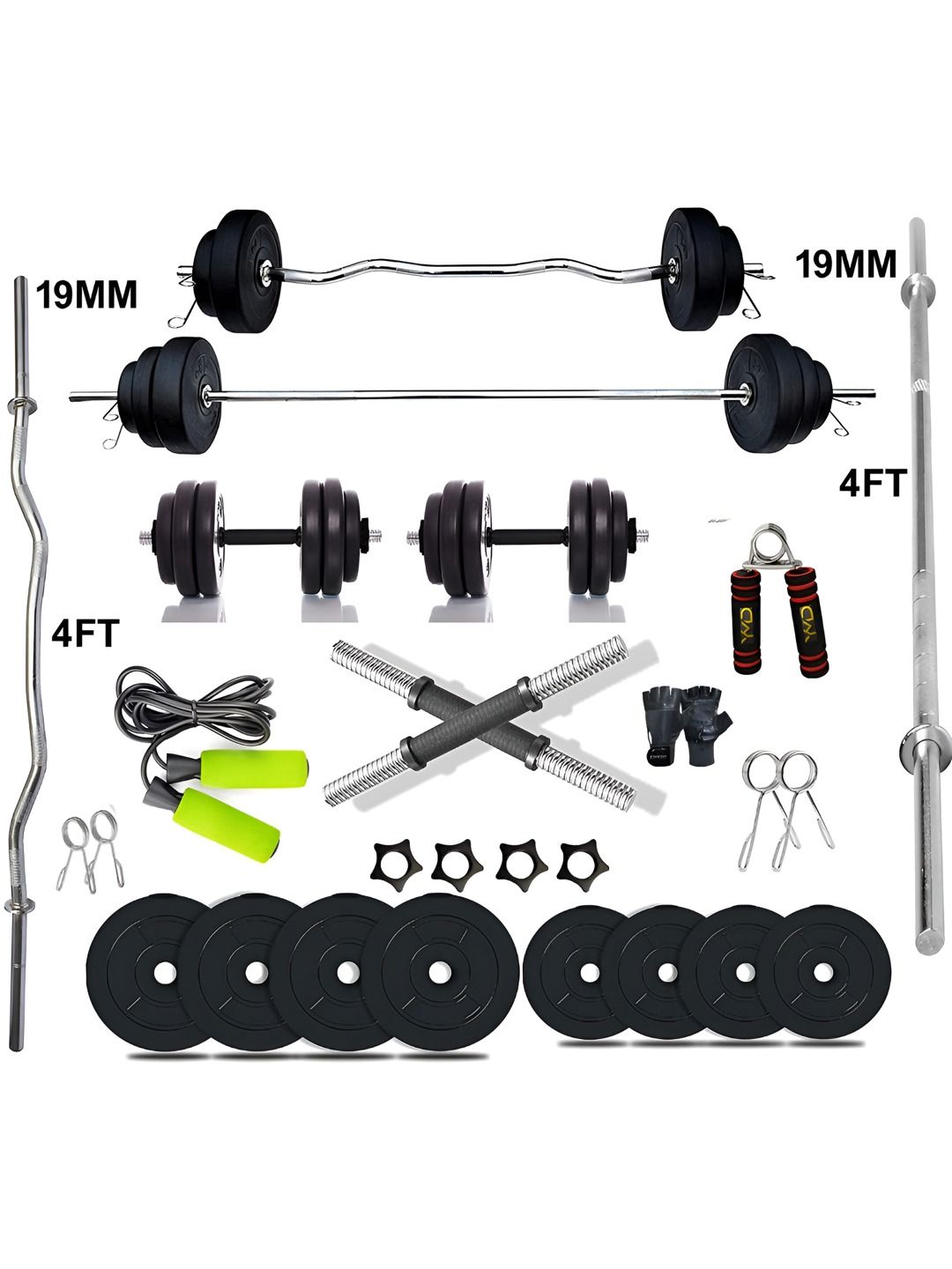 YMD Set Of 17 Home Gym Combo-image-28