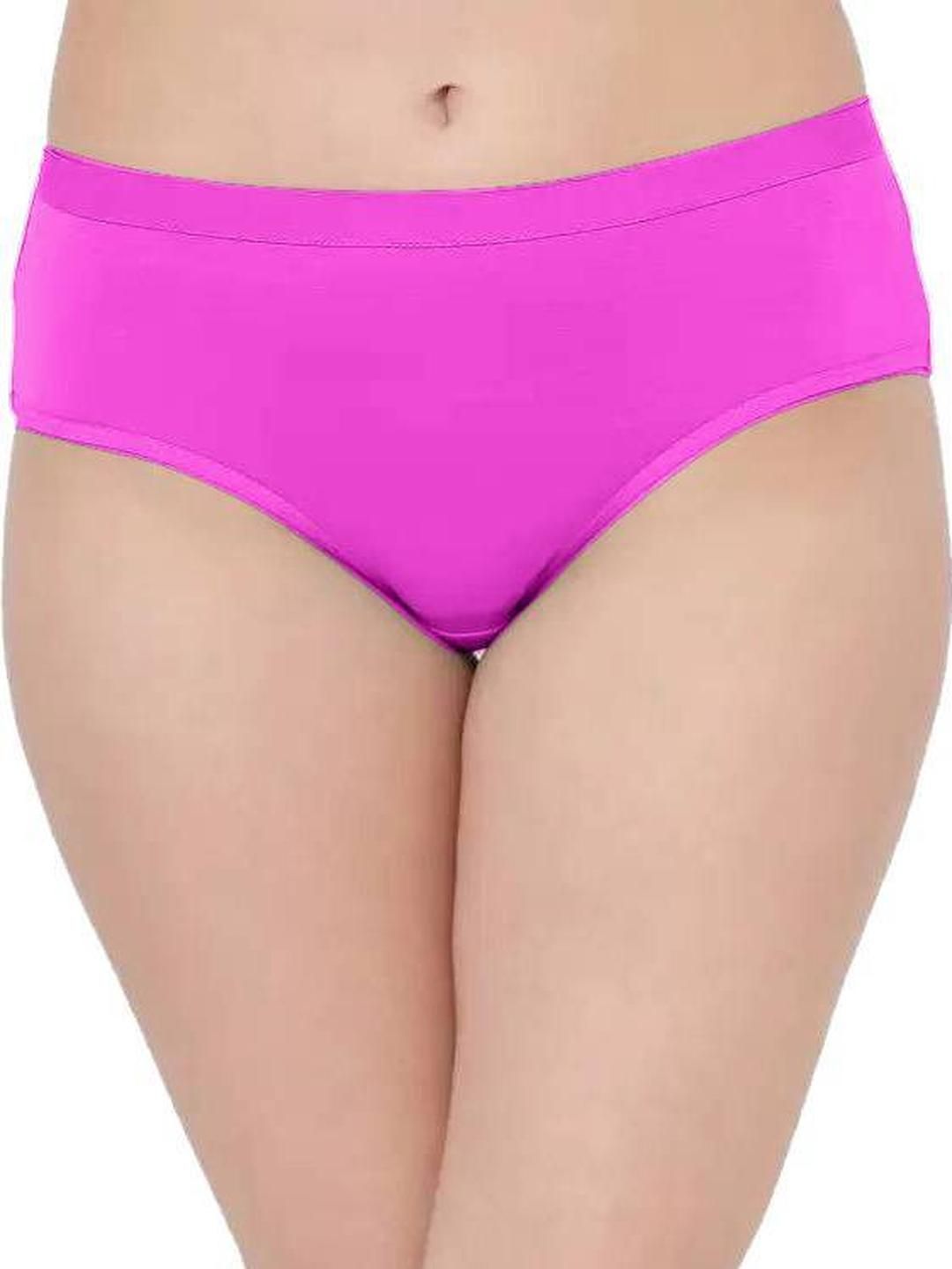 FiveFlag Women Pink Mid-Rise Cotton Blend Briefs-picture-38