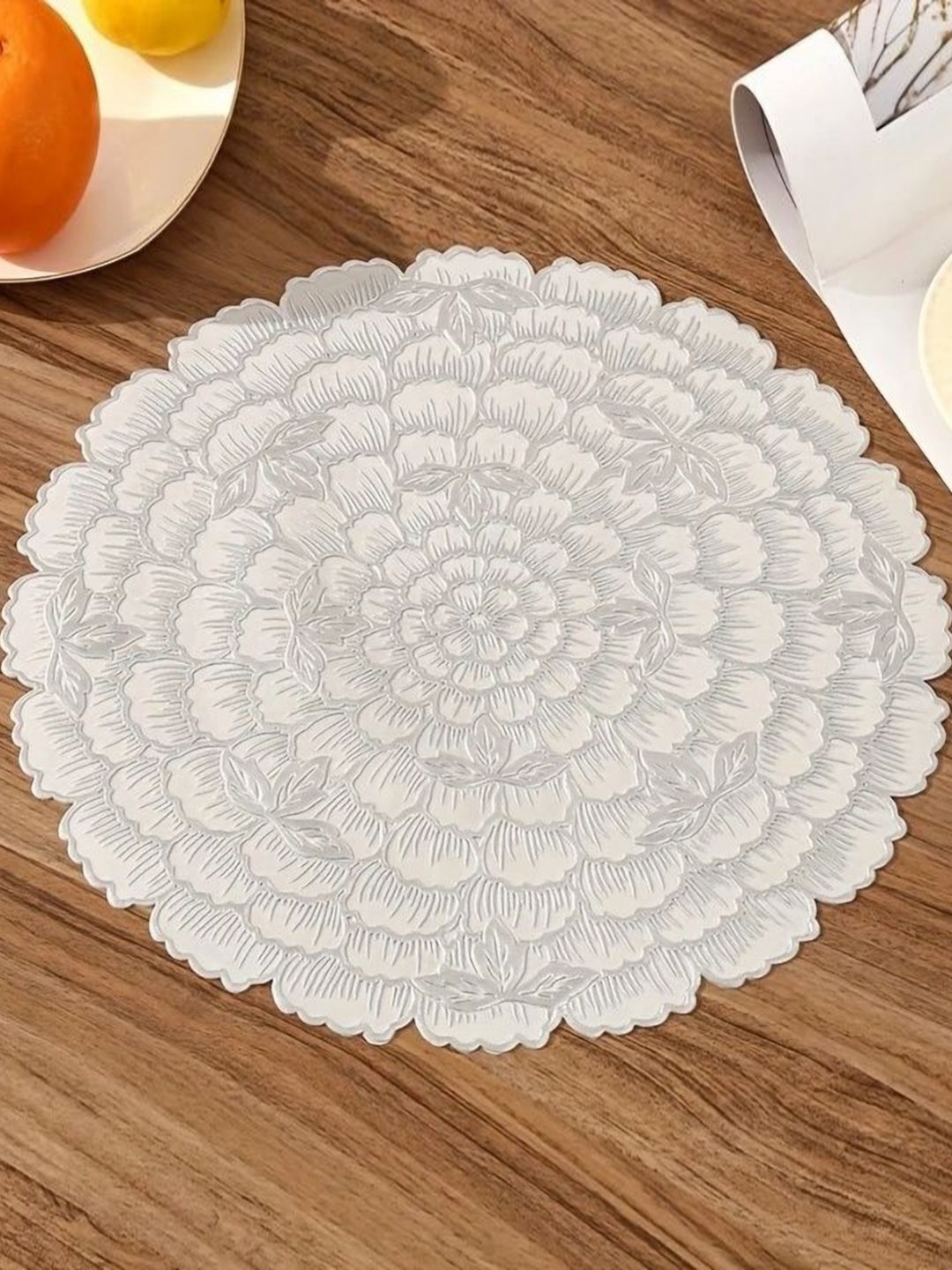 Dakshya Industries 2-Pcs Printed Round Table Placemats-picture-14