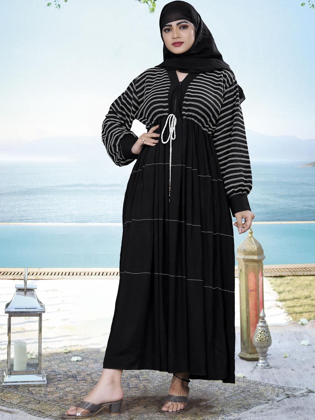 BHUMI FAB Solid Polyester Burqa