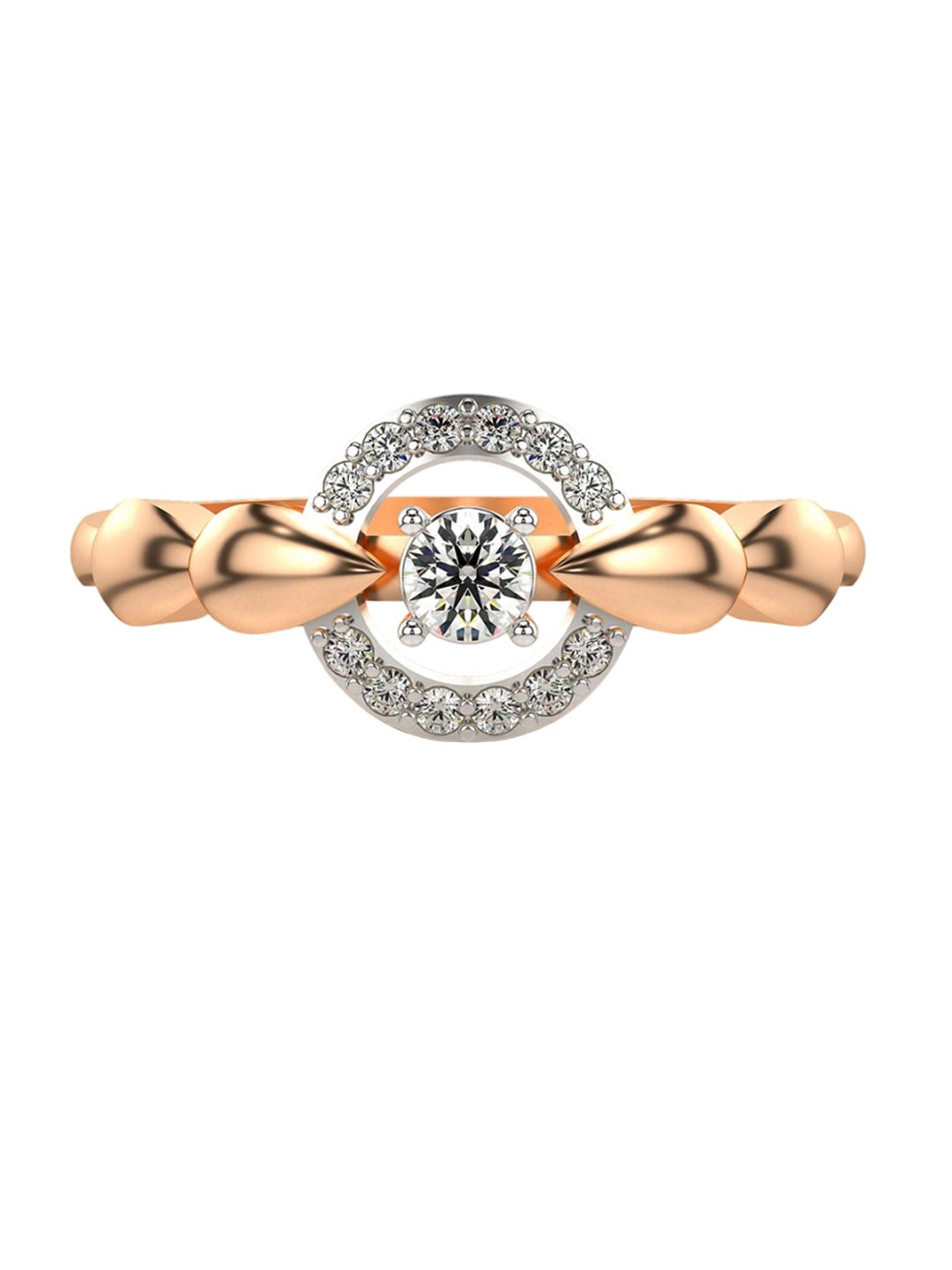 VALANOVA Women Rose Gold Ring Diamond-picture-42