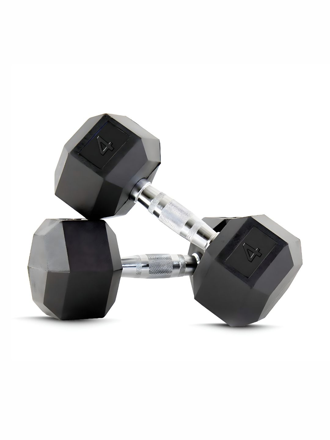 ADRENEX Set Of 2 Hexagon Fixed Weight Dumbbell - 4 kg Each-image-49