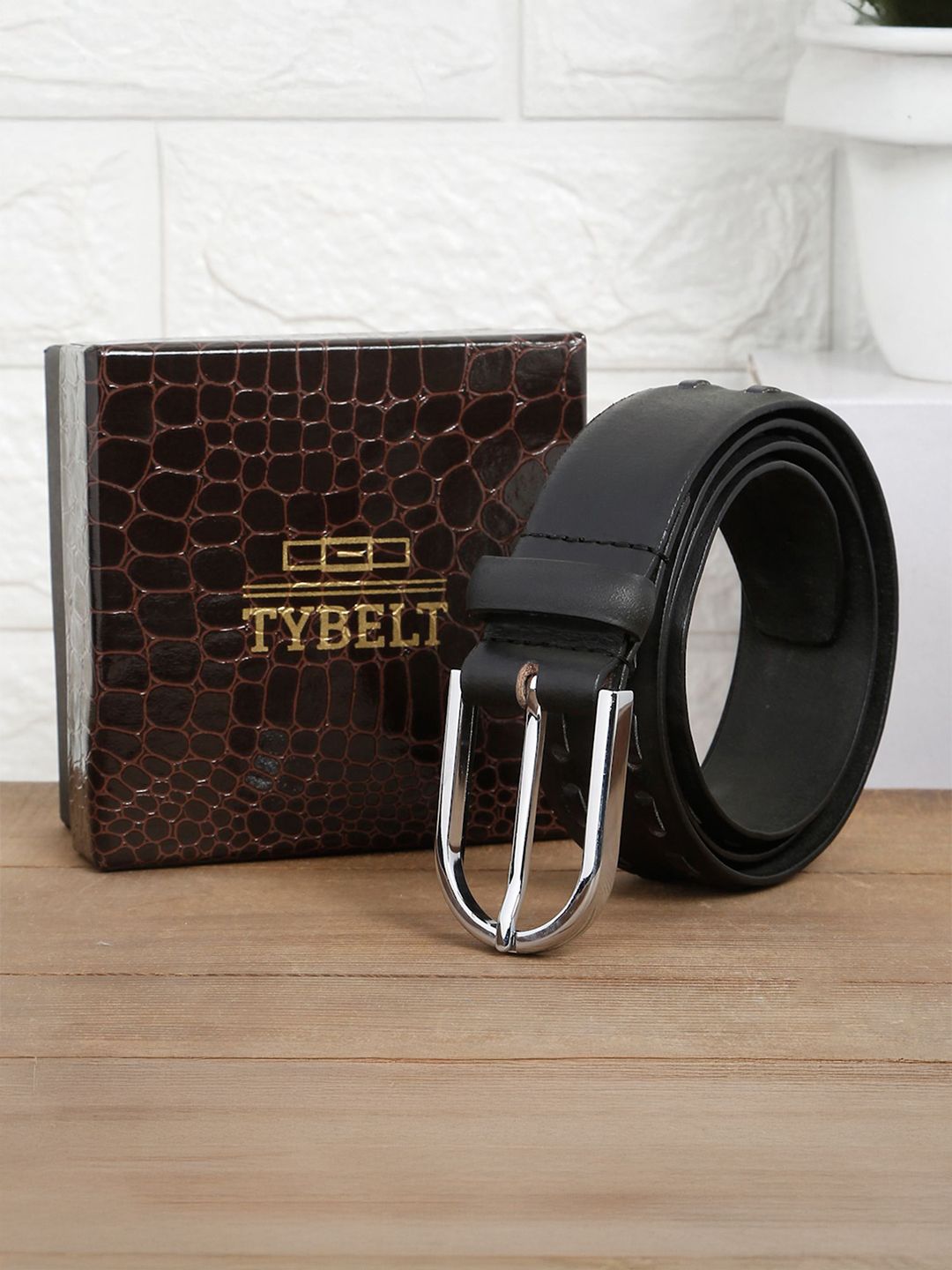 TYBELT Men Textured Leather Reversible Belt-picture-20