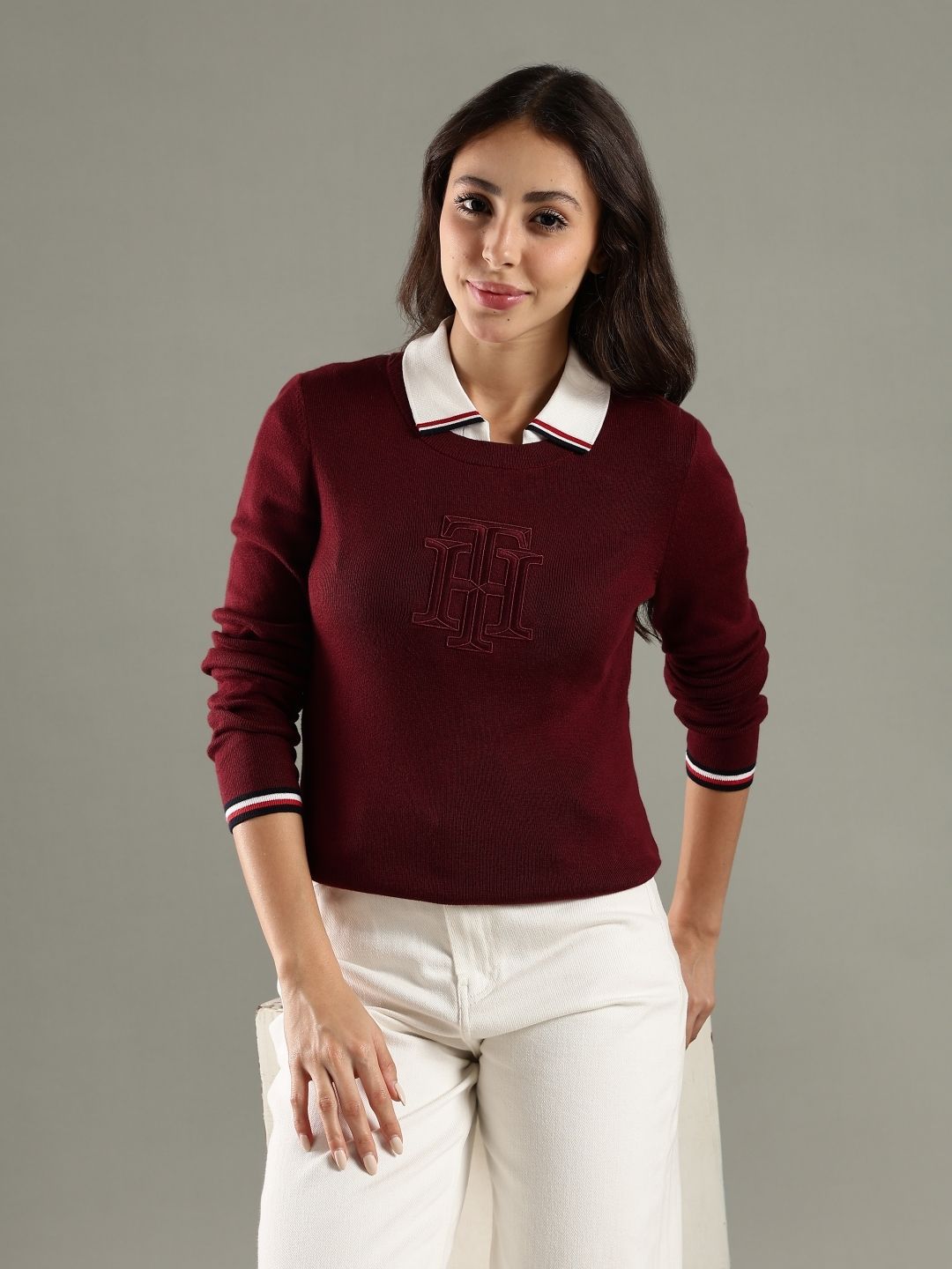 Tommy Hilfiger Women Printed Pullover-image-16