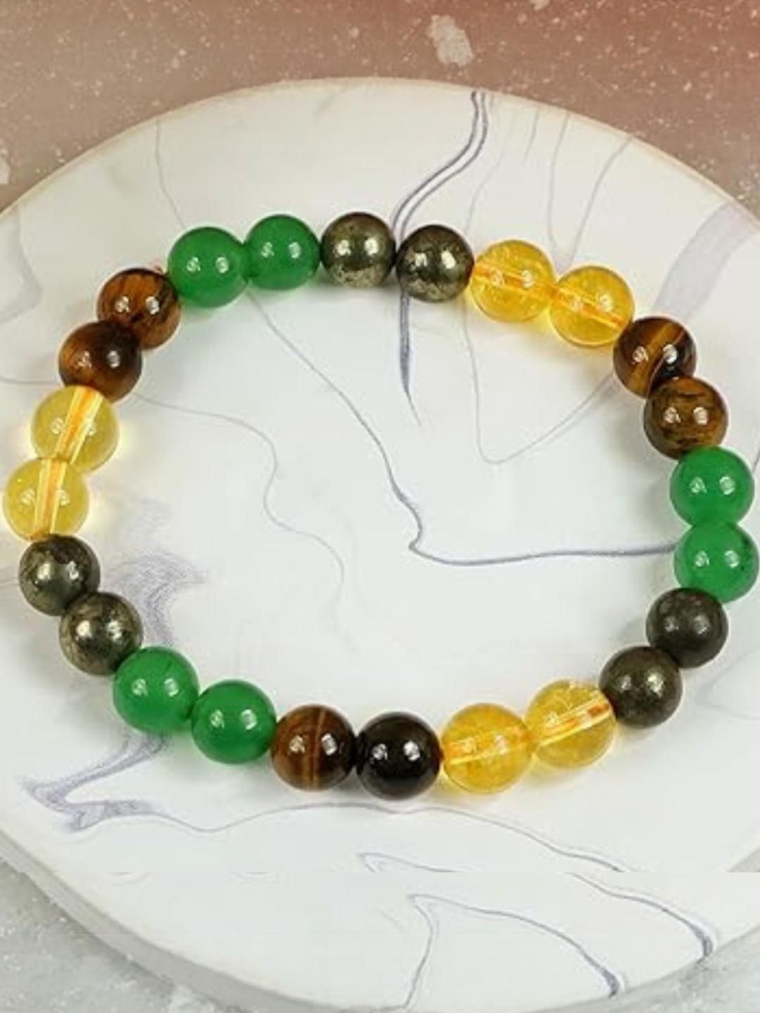 VIBESLE Unisex Beaded Elasticated Bracelet-picture-18