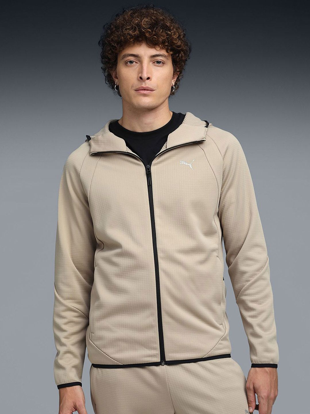 Puma Evostripe Slim Fit Warm Full-Zip Hoodie-image-2