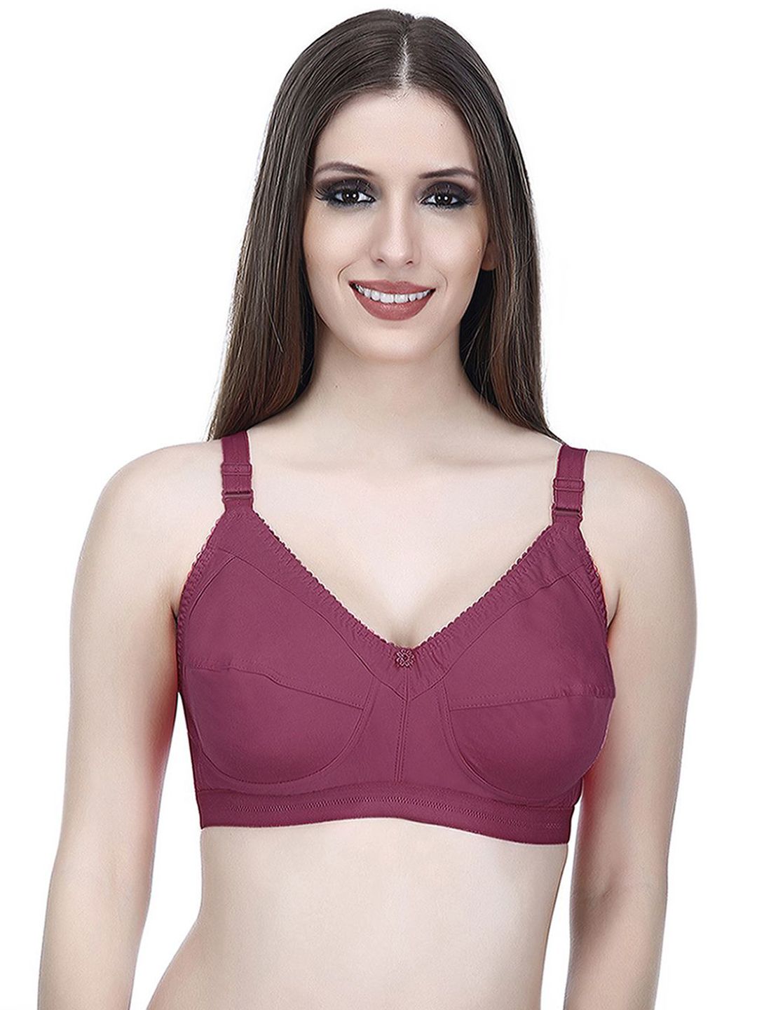 elina Women Solid Full Coverage Non Padded Non-Wired Regular Minimizer Bra