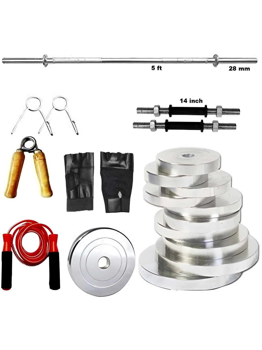 YMD Set Of 14 Steel Home Gym Combo-picture-13