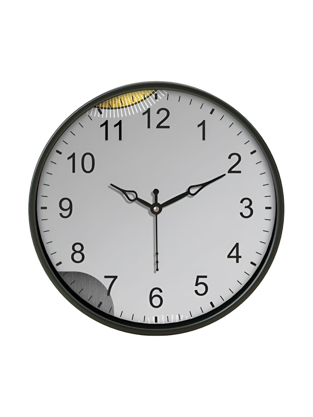 Aura Black & White Printed Traditional Wall Clock-picture-43
