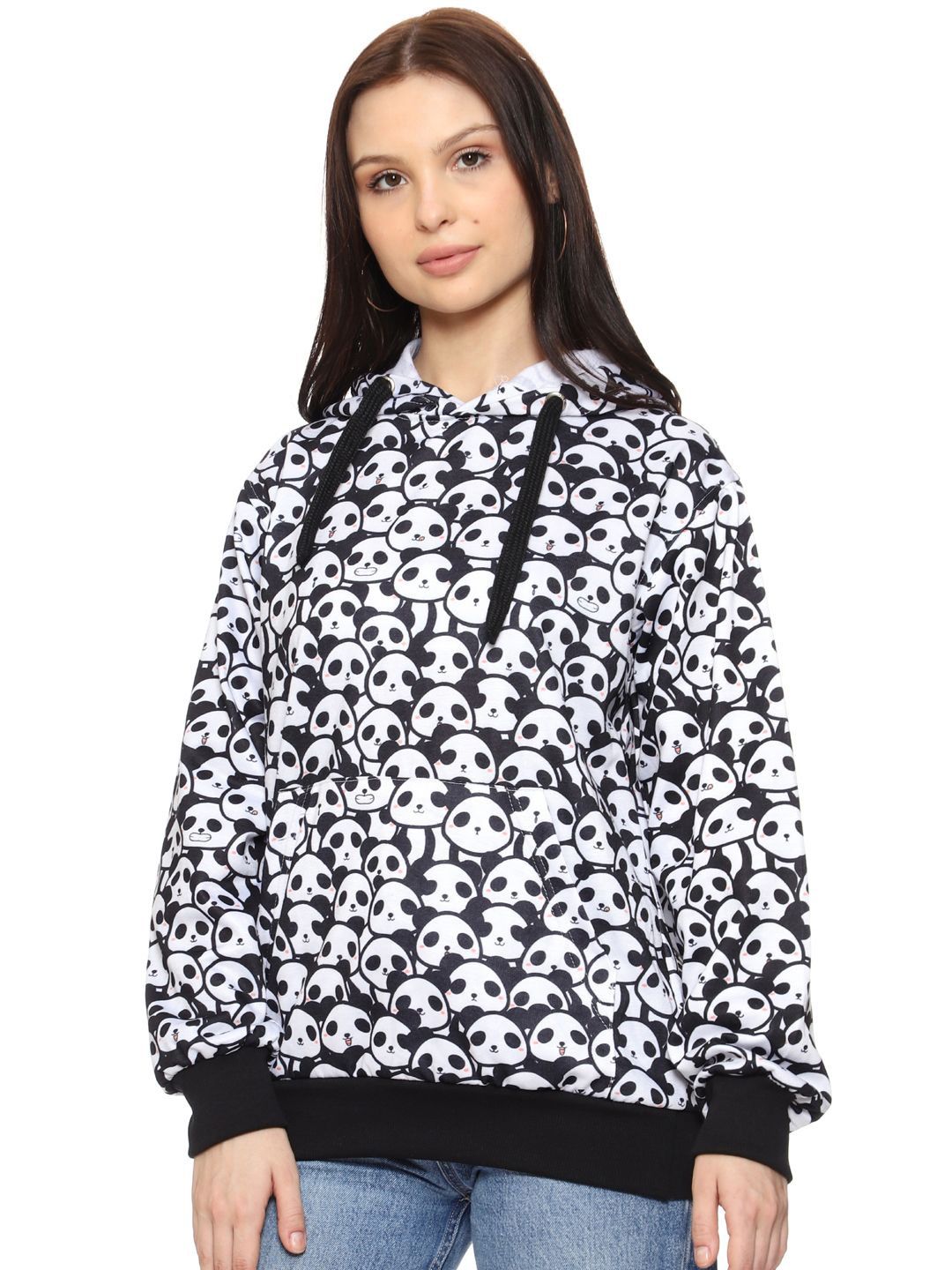 SXV STYLE Women Graphic Printed Hooded Pullover Sweatshirt-picture-11