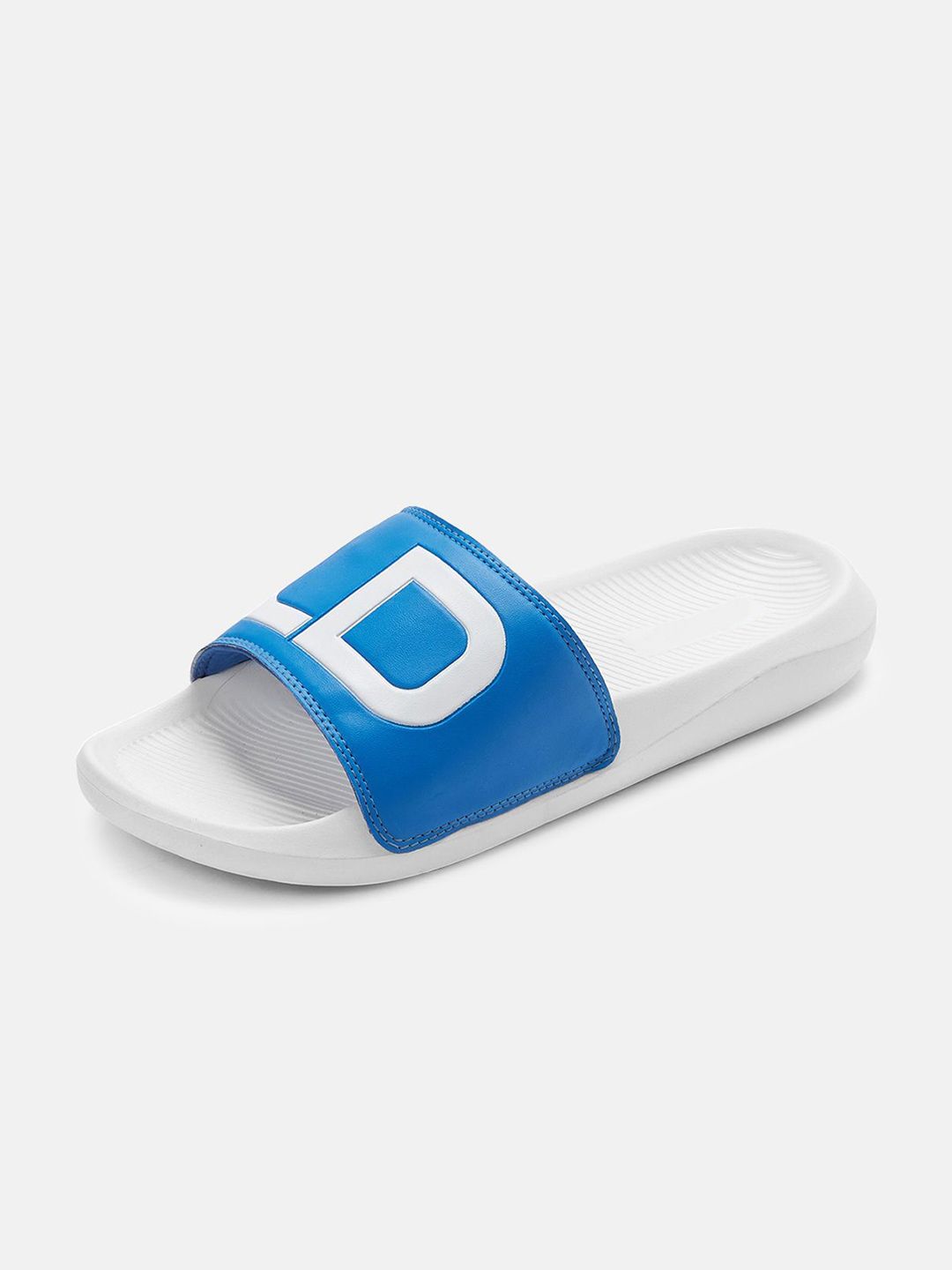 BOLDFIT Men Footwear Basic Slidz Slider Blue-picture-23