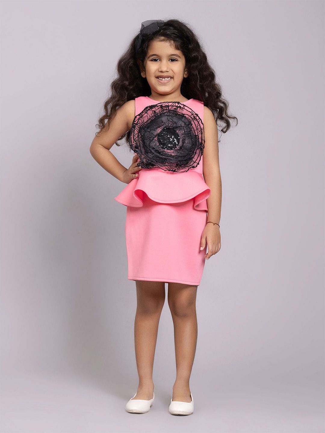 Toy Balloon kids Girls Embellished Fit & Flare Dress-picture-22