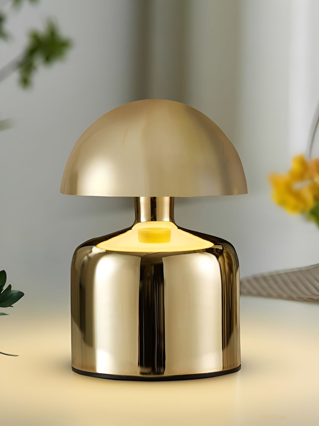 Homesake Gold-Toned Abstract Shaped Table Lamp-image-44