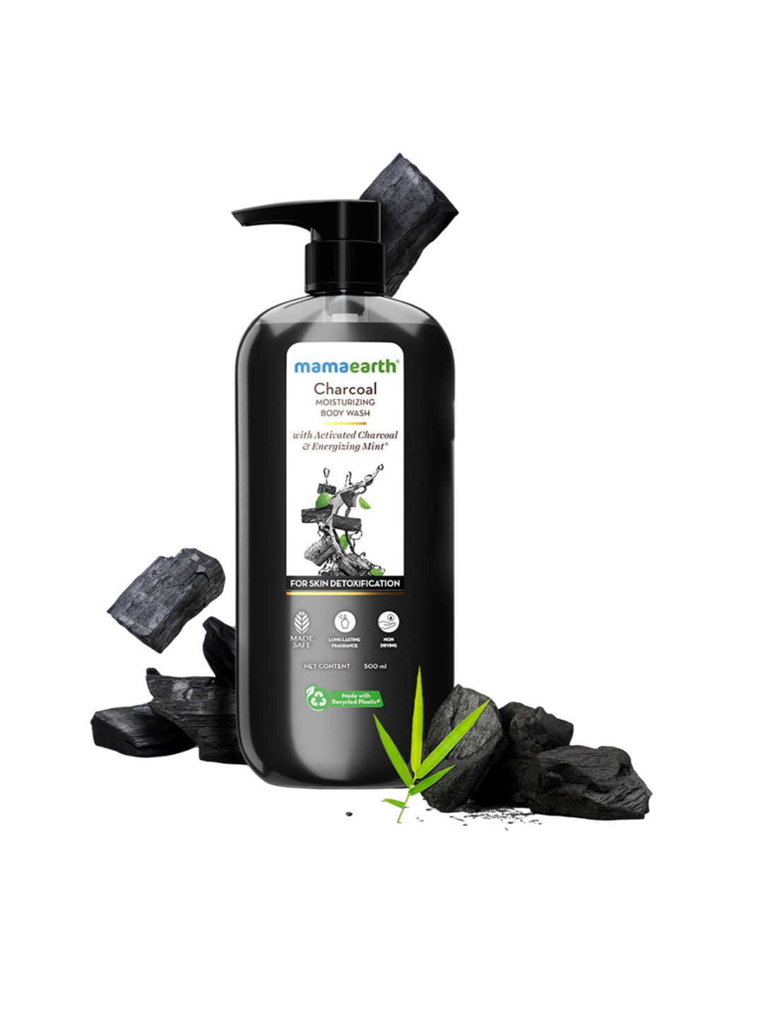 Mamaearth Charcoal Moisturizing Body Wash With Energizing Mint - 500 ml-picture-27