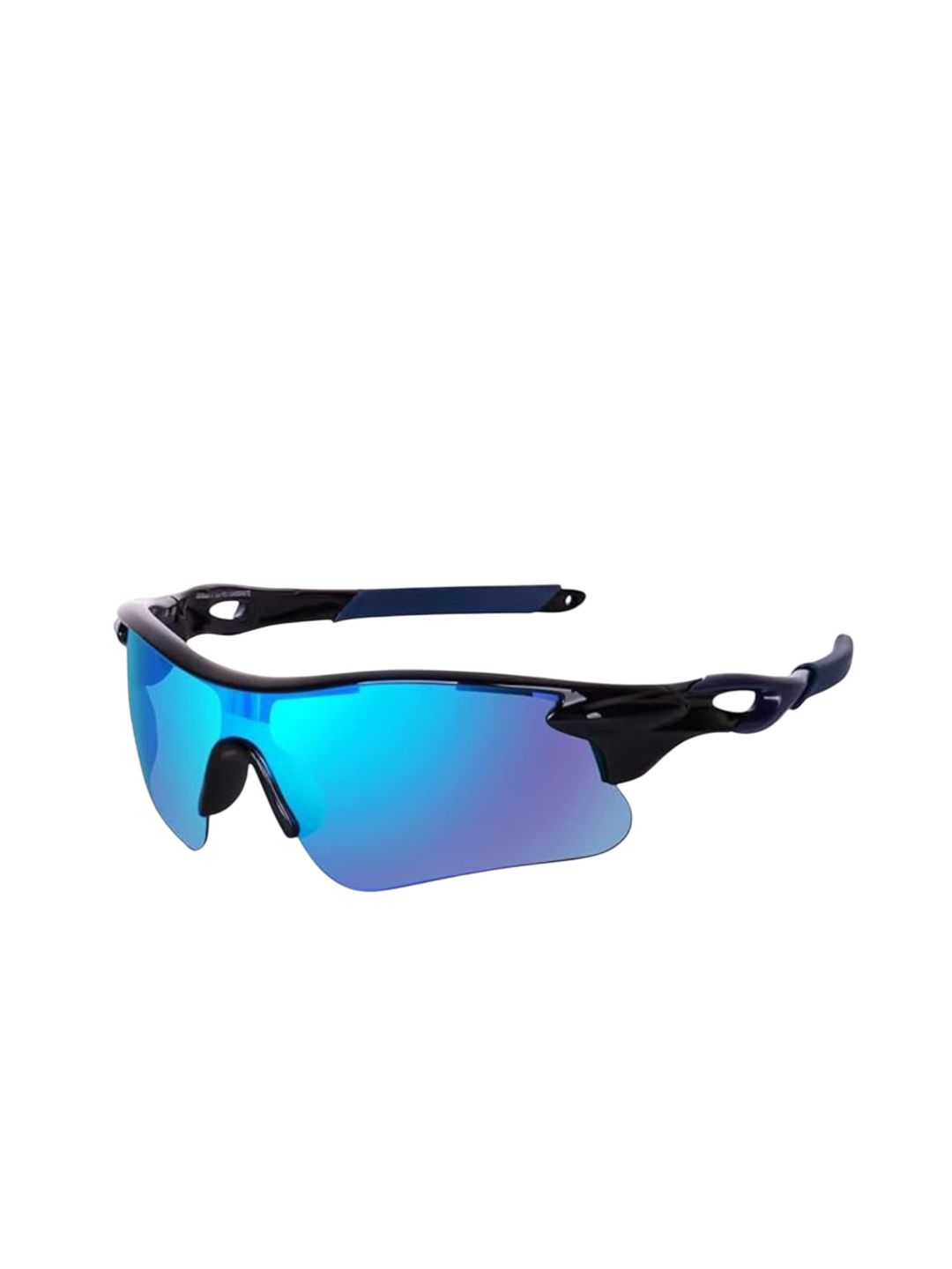 BAYBERRY Unisex Blue Lens & Blue Oversized Sunglasses with-image-44