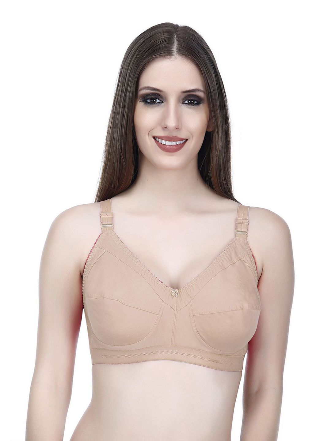 elina Full Coverage Anti Microbial Non-Wired Non Padded Cotton Bra-picture-56