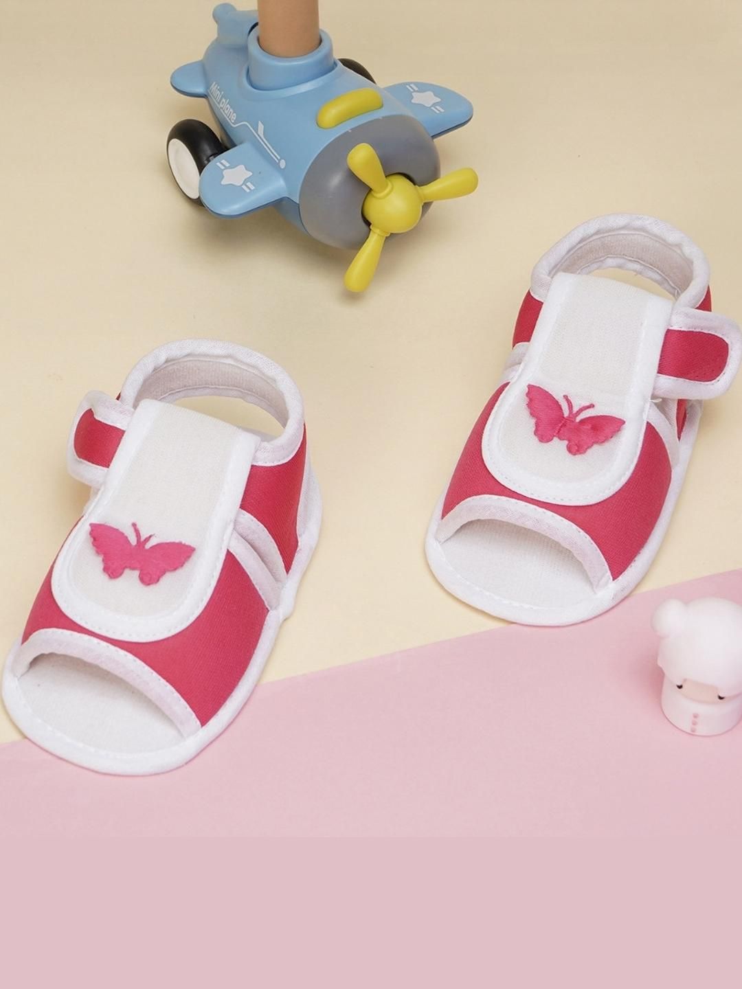 NESKA MODA Pink Cotton Booties-image-13
