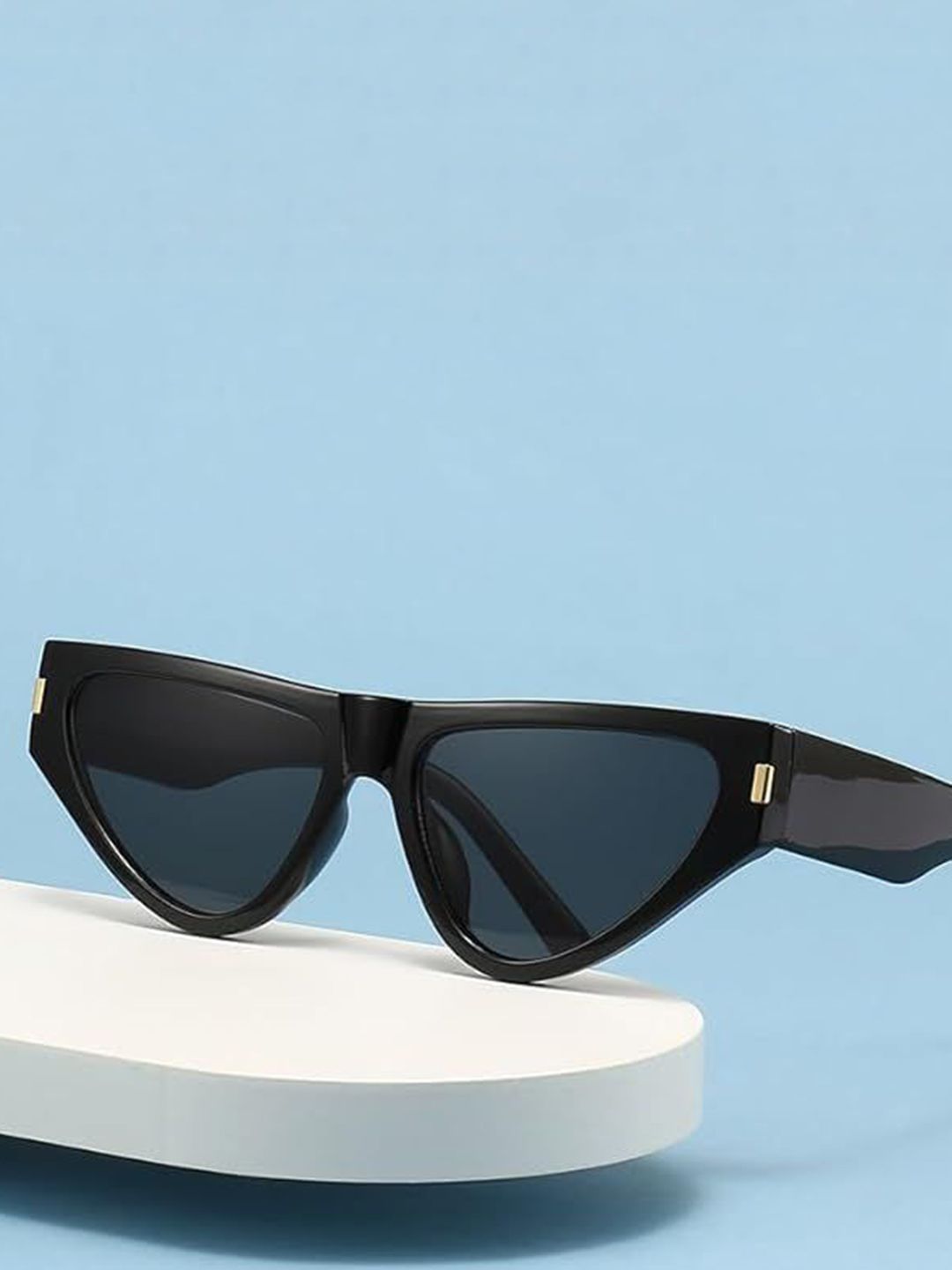 AUGEN Unisex Black Lens & Red Cateye Sunglasses with-picture-23