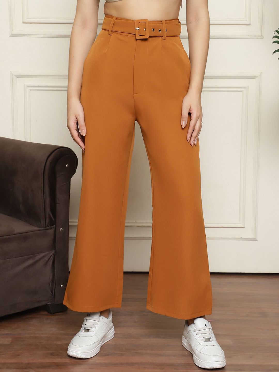 JAKANARY Women Relaxed Easy Wash Trousers-picture-25