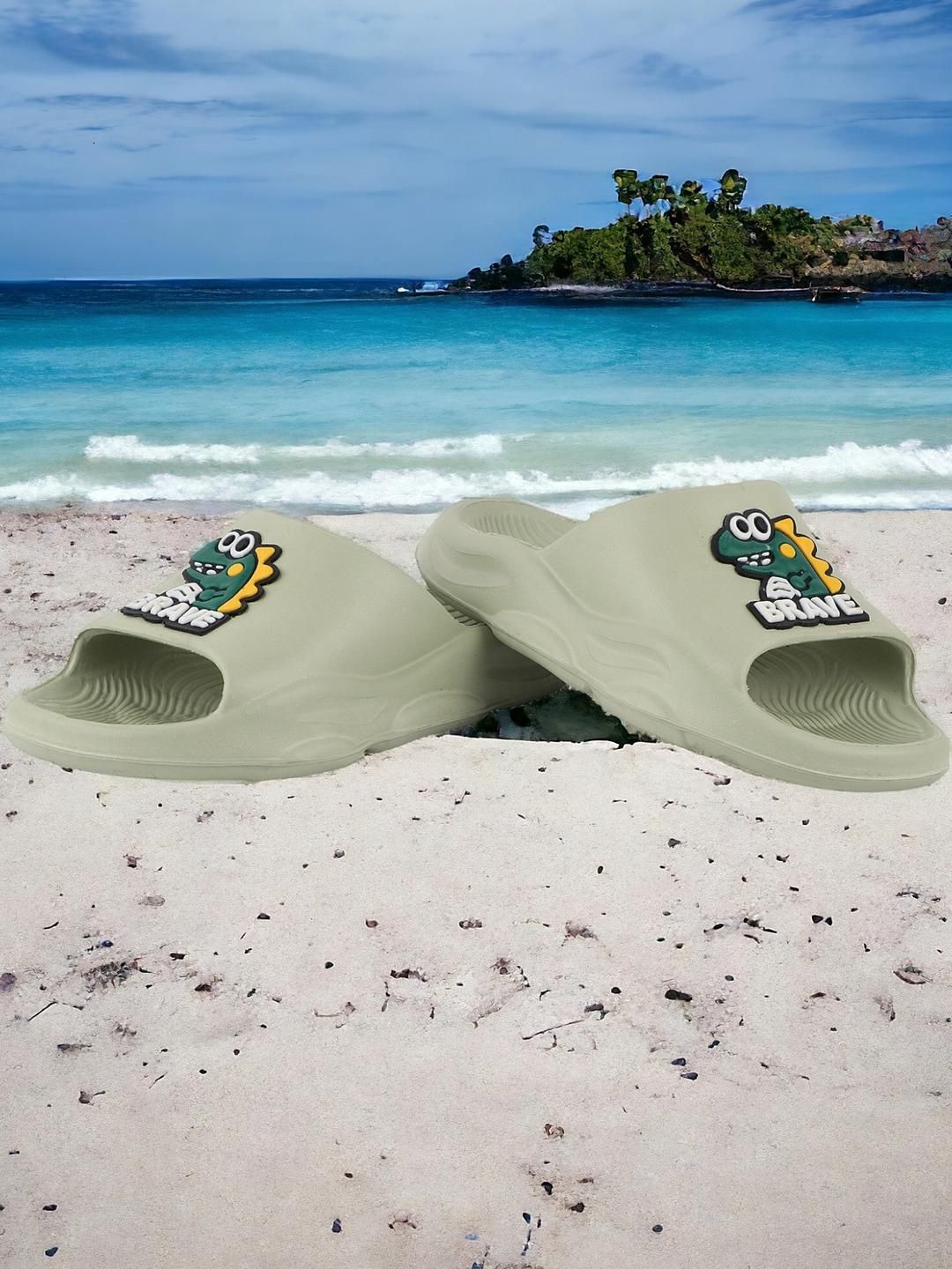 ROTATION Unisex Kids Olive Sliders-picture-34