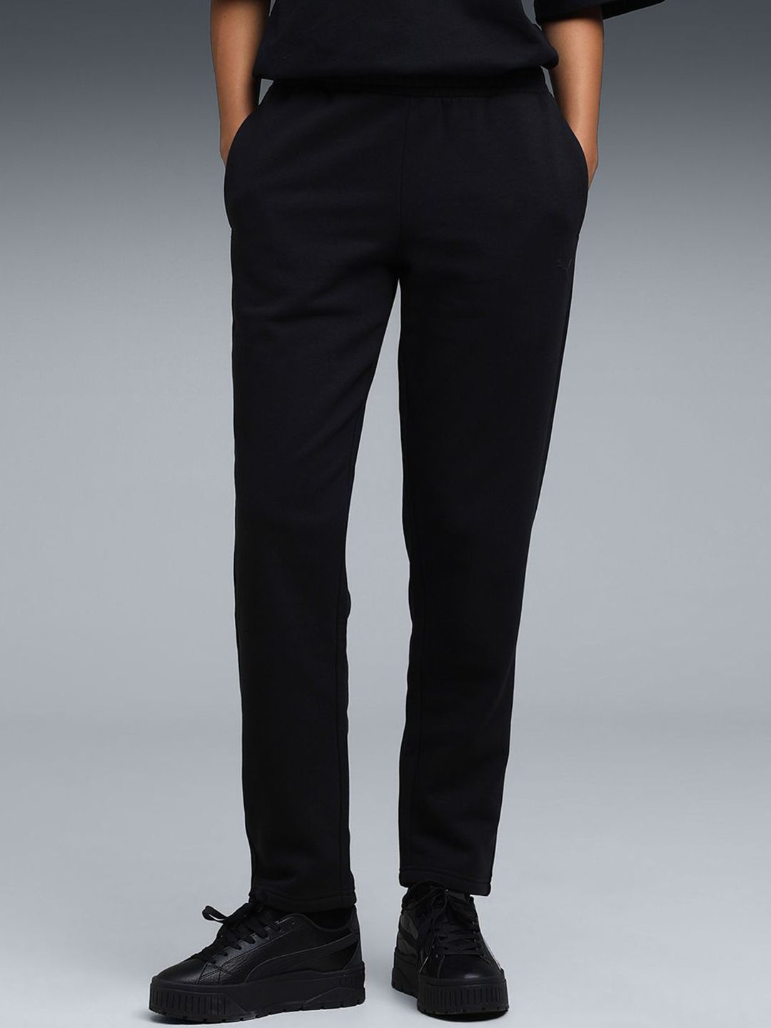 Puma Wardrobe Essentials Women Logo Cotton Track Pants-picture-26