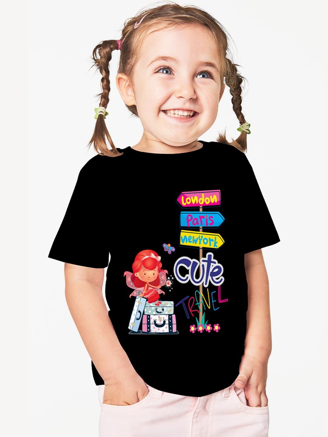 Purple Turtle Kids Printed T-shirt-picture-28