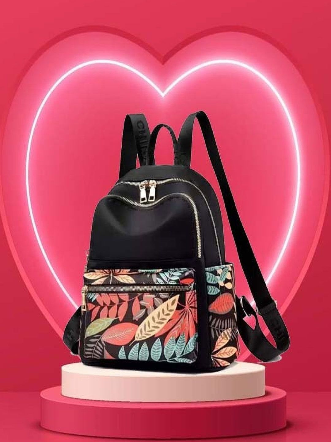JAISOM Women Graphic Printed Leather Backpack-picture-22