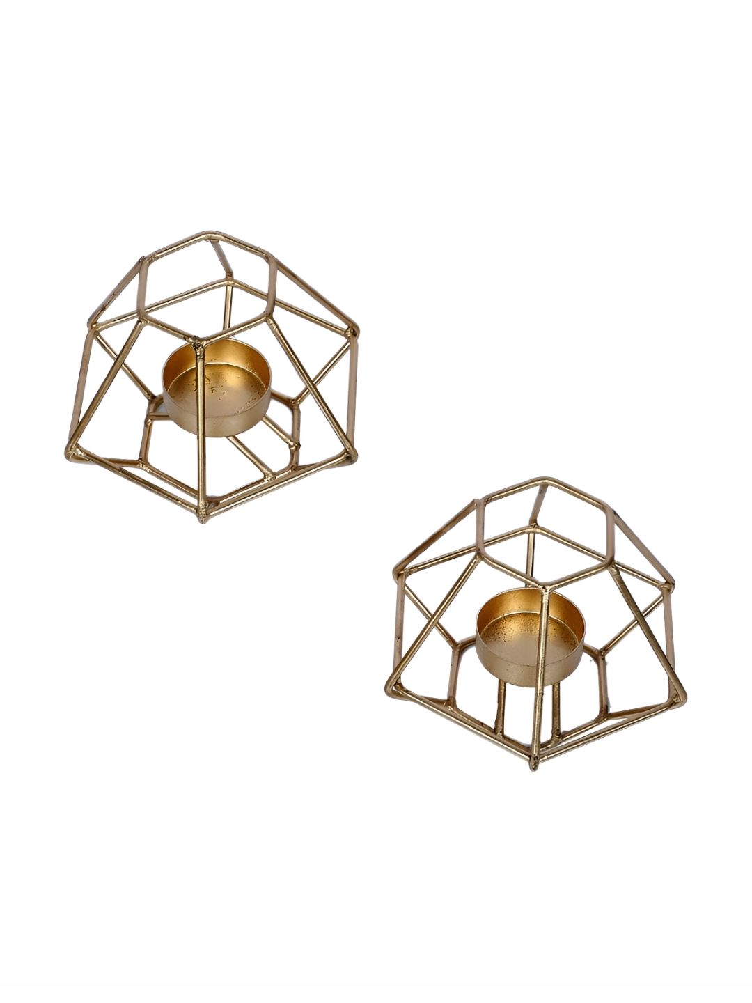 Amaya Decors Gold-Toned 2 Pieces Candle Holder-picture-26
