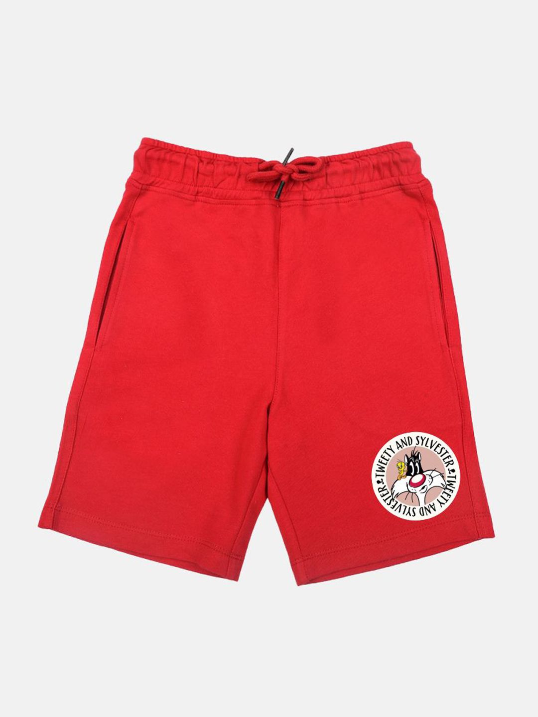 YK Warner Bros Boys Printed Mid-Rise Shorts-picture-11